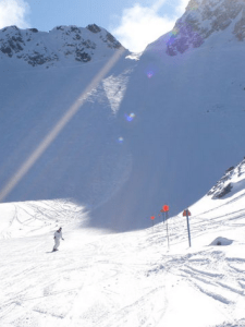 It is steeper than it looks! And it looks steep, no? 